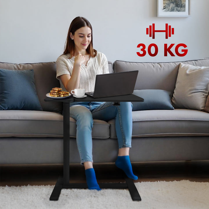 Supporto mobile per scrivania/laptop Maclean, nero, altezza regolabile 76-109 cm, max. 30 kg , MC-120 B