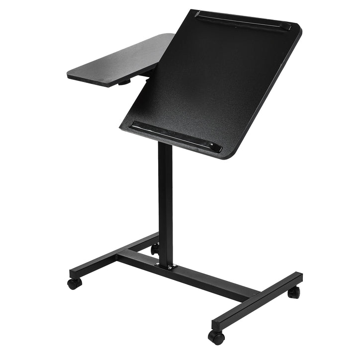 Supporto mobile per scrivania/laptop Maclean, nero, regolabile in altezza 59-89 cm, max. 30 kg , MC-121 B