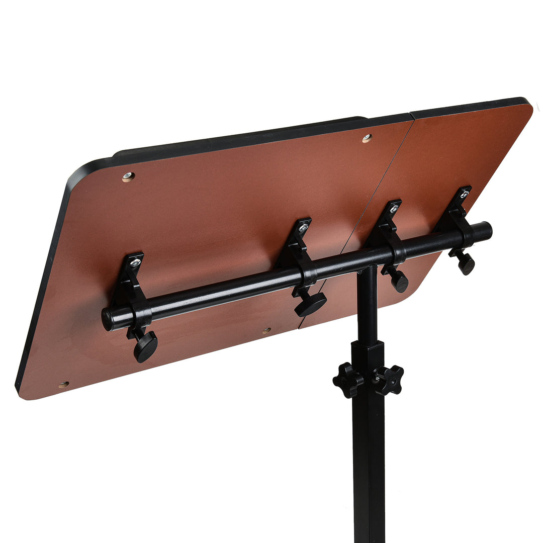 Supporto mobile per scrivania/laptop Maclean, nero, regolabile in altezza 59-89 cm, max. 30 kg , MC-121 B