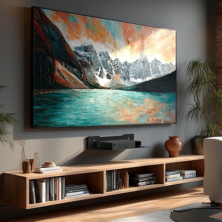 Mensola a parete per decoder Maclean, singola, max. 5 kg, acciaio, MC-122