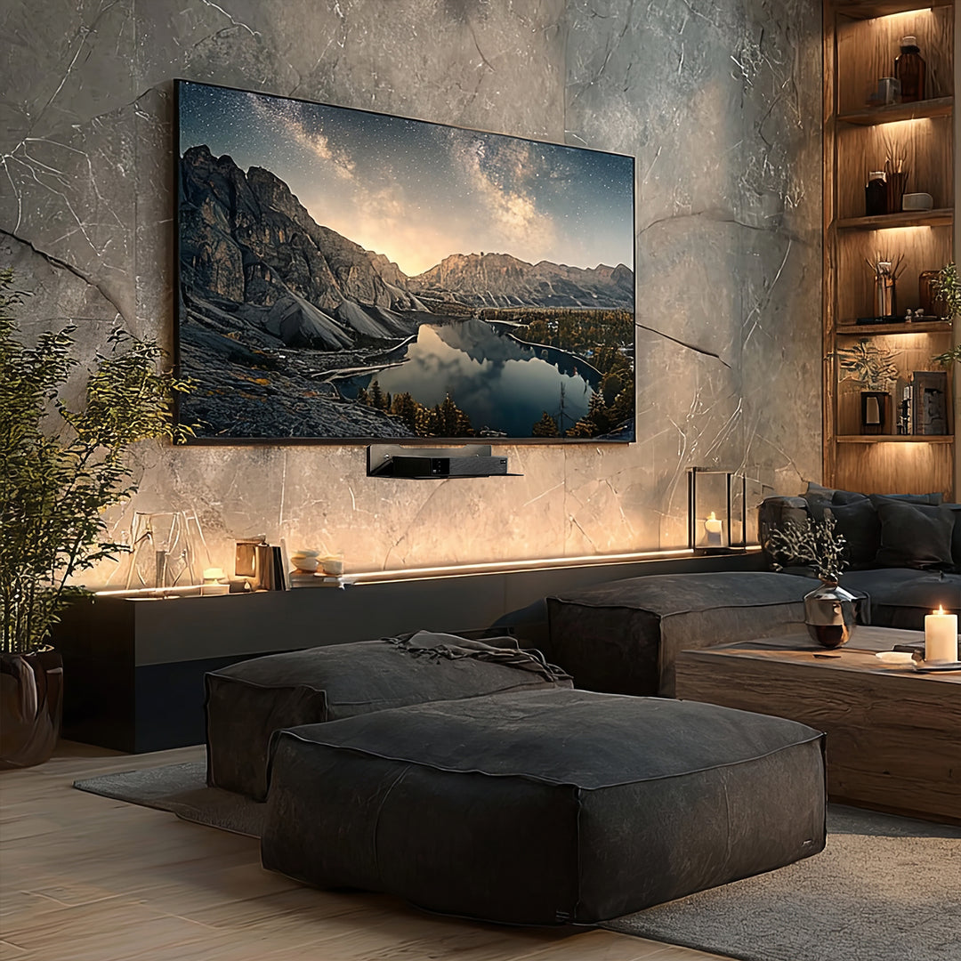 Mensola a parete per decoder Maclean, singola, max. 5 kg, acciaio, MC-122