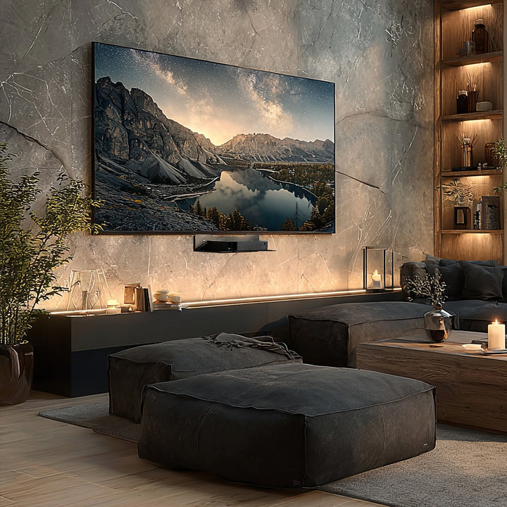 Mensola a parete per decoder Maclean, singola, max. 5 kg, acciaio, MC-122