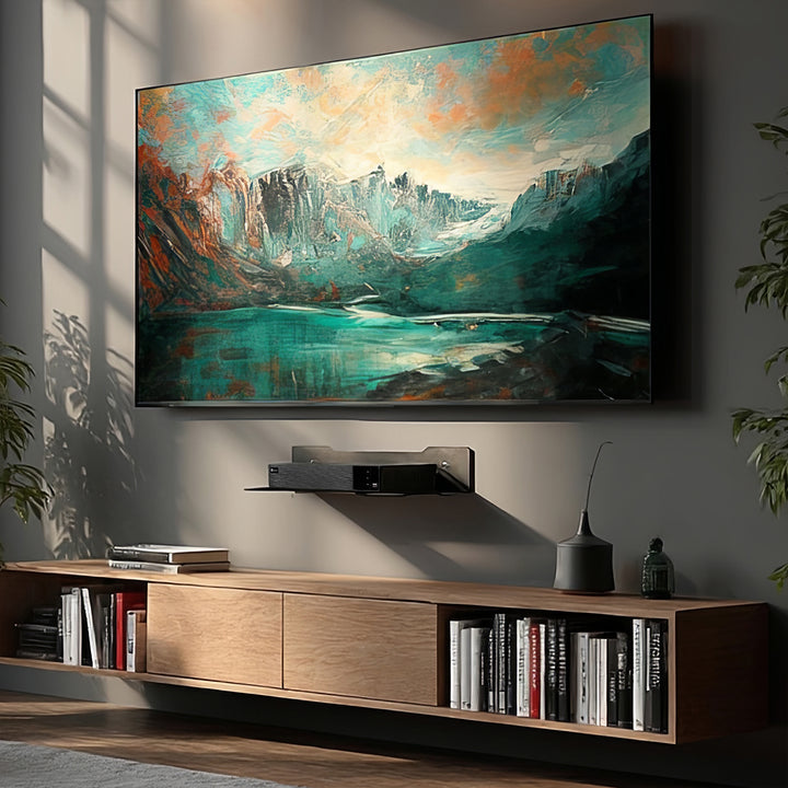 Mensola a parete per decoder Maclean, singola, max. 5 kg, acciaio, MC-122