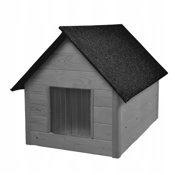 Cuccia per cani Woodok, isolata, in legno, grande XL, da assemblare e verniciare