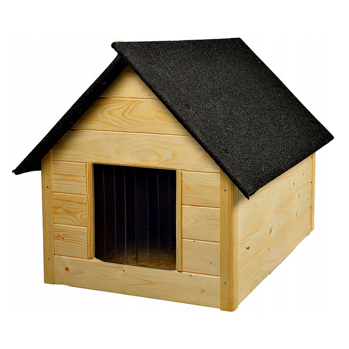 Cuccia per cani Woodok, isolata, in legno, grande XL, da assemblare e verniciare
