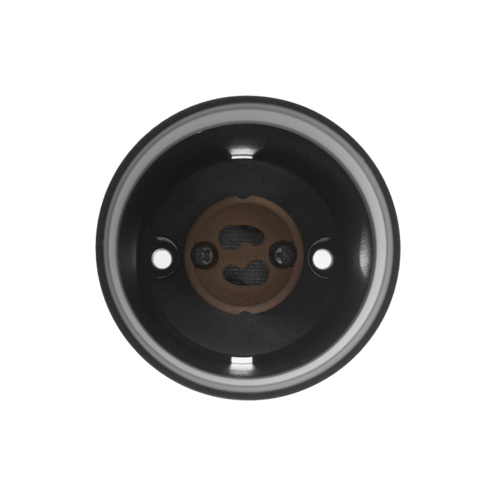 Maclean apparecchio a plafone/tubo, spot, rotondo, alluminio, GU10, 55x130mm, colore nero, MCE360 B 3 pezzi + lampadina LED GU10 7W Maclean Energy MCE437 WW bianco caldo 3000K, 220-240V~, 50/60Hz, 3 pezzi