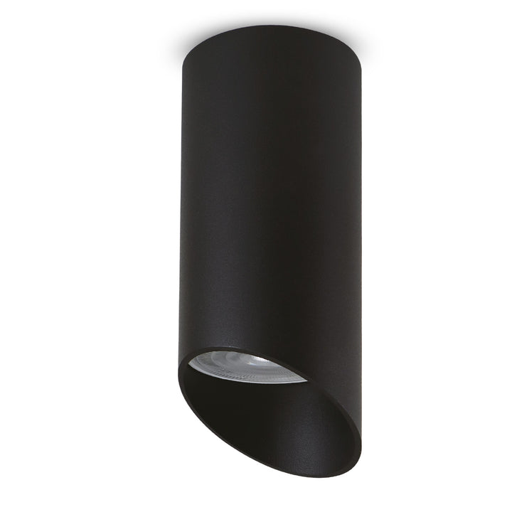 Maclean apparecchio a plafone/tubo, spot, rotondo, alluminio, GU10, 55x130mm, colore nero, MCE360 B 3 pezzi + lampadina LED GU10 7W Maclean Energy MCE437 NW bianco neutro 4000K, 220-240V~, 50/60Hz 3 pezzi