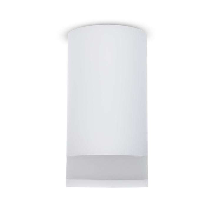 Maclean apparecchio/tubo per montaggio a superficie, spot, rotondo, alluminio, GU10, 55x130mm, bianco, MCE361 W+LED lampadina GU10 7W Maclean Energy MCE437 WW bianco caldo 3000K, 220-240V~, 50/60Hz, 490 lumen