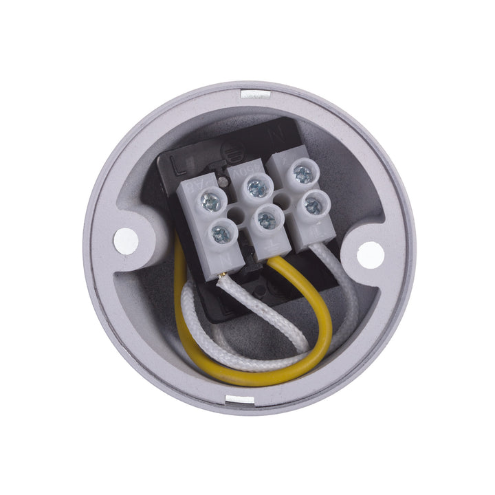 3x tubo spot in alluminio a plafone bianco 7W