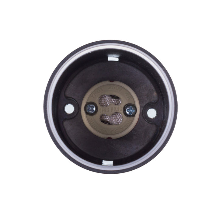 Maclean apparecchio a plafone/tubo, spot, rotondo, alluminio, GU10, 55x130mm, nero, MCE361 B + lampadina LED GU10 7W Maclean Energy MCE437 WW bianco caldo 3000K, 220-240V~, 50/60Hz, 490 lm