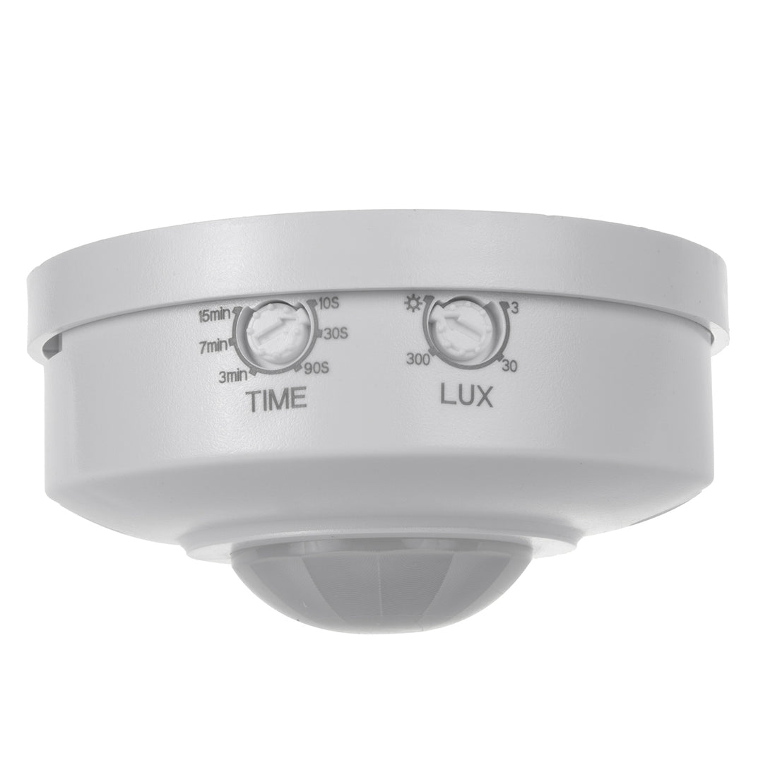 Rilevatore di movimento Maclean PIR, portata 6m, soffitto, carico massimo 1200W, IP20, MCE314 W 4 pezzi