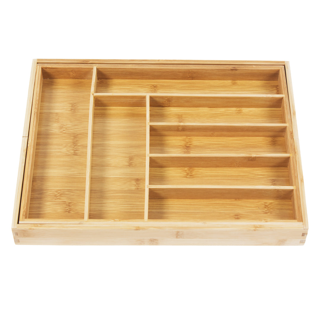 Organizzatore di posate in bambù estensibile GreenBlue, 325-500x430x45mm, GB379, 2 pezzi
