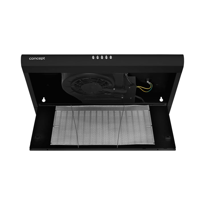 Concept OPP1360bc Cappa da 60 cm sottopensile nera