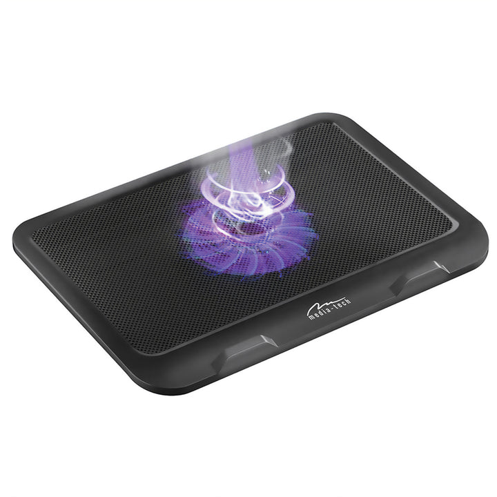 PAD DI RAFFREDDAMENTO SILENZIOSO - Pad di raffreddamento per computer portatili da 15,6" e più piccoli, silenzioso, potente, ventole da 13,5 cm, porta USB pass-through