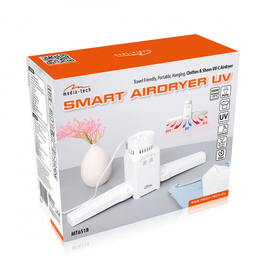 Essiccatore d'aria mobile e a parete per abiti, scarpe, ecc. con disinfezione UV SMART AIRDRYER UV