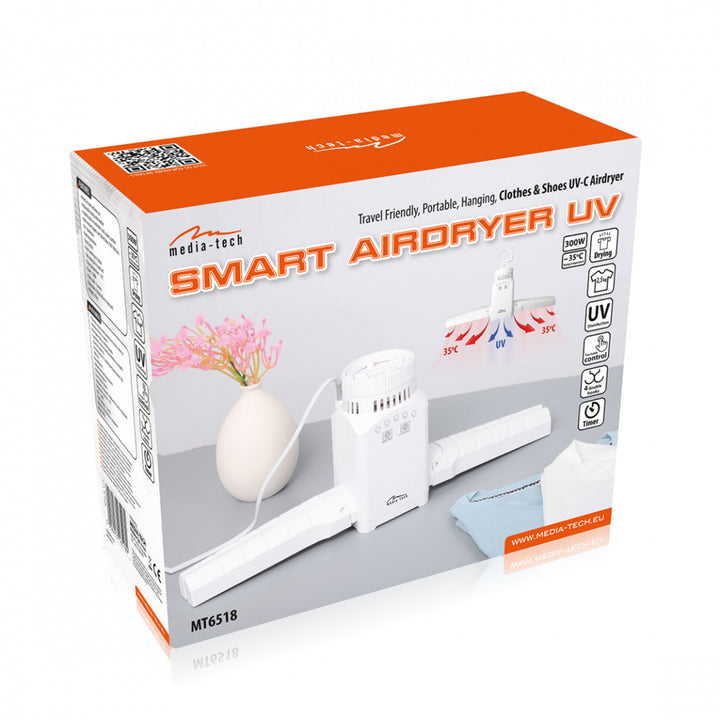 Essiccatore d'aria mobile e a parete per abiti, scarpe, ecc. con disinfezione UV SMART AIRDRYER UV