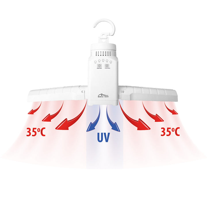Essiccatore d'aria mobile e a parete per abiti, scarpe, ecc. con disinfezione UV SMART AIRDRYER UV
