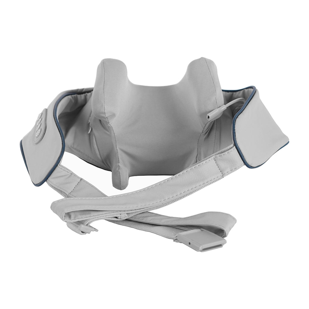 Massaggiatore per spalle e collo. Shiatsu, imitazione delle mani 5D, 6 teste massaggianti, 3 modalità, 3 velocità, senza fili, porta di ricarica USB-C MASSAGGIATORE PER COLLO E SPALLE