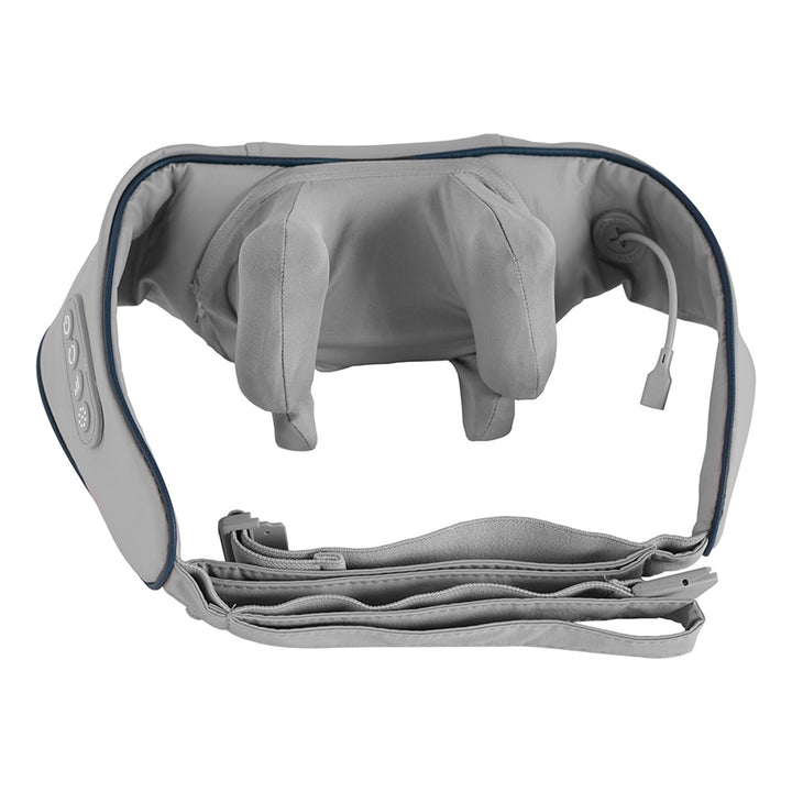 Massaggiatore per spalle e collo. Shiatsu, imitazione delle mani 5D, 6 teste massaggianti, 3 modalità, 3 velocità, senza fili, porta di ricarica USB-C MASSAGGIATORE PER COLLO E SPALLE
