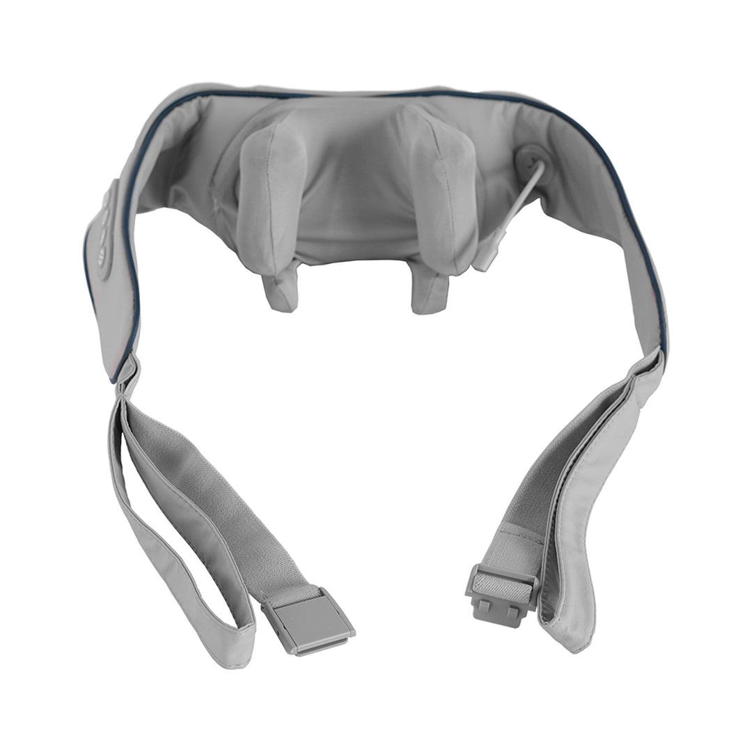 Massaggiatore per spalle e collo. Shiatsu, imitazione delle mani 5D, 6 teste massaggianti, 3 modalità, 3 velocità, senza fili, porta di ricarica USB-C MASSAGGIATORE PER COLLO E SPALLE