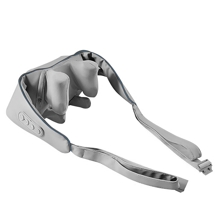 Massaggiatore per spalle e collo. Shiatsu, imitazione delle mani 5D, 6 teste massaggianti, 3 modalità, 3 velocità, senza fili, porta di ricarica USB-C MASSAGGIATORE PER COLLO E SPALLE