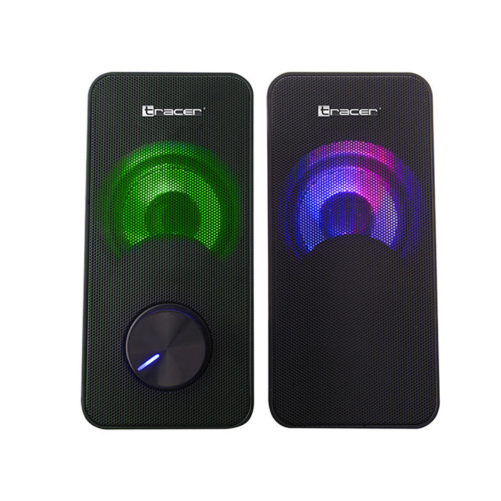 Altoparlanti Tracer, retroilluminazione RGB, 6 W RMS, alimentazione USB, Loop
