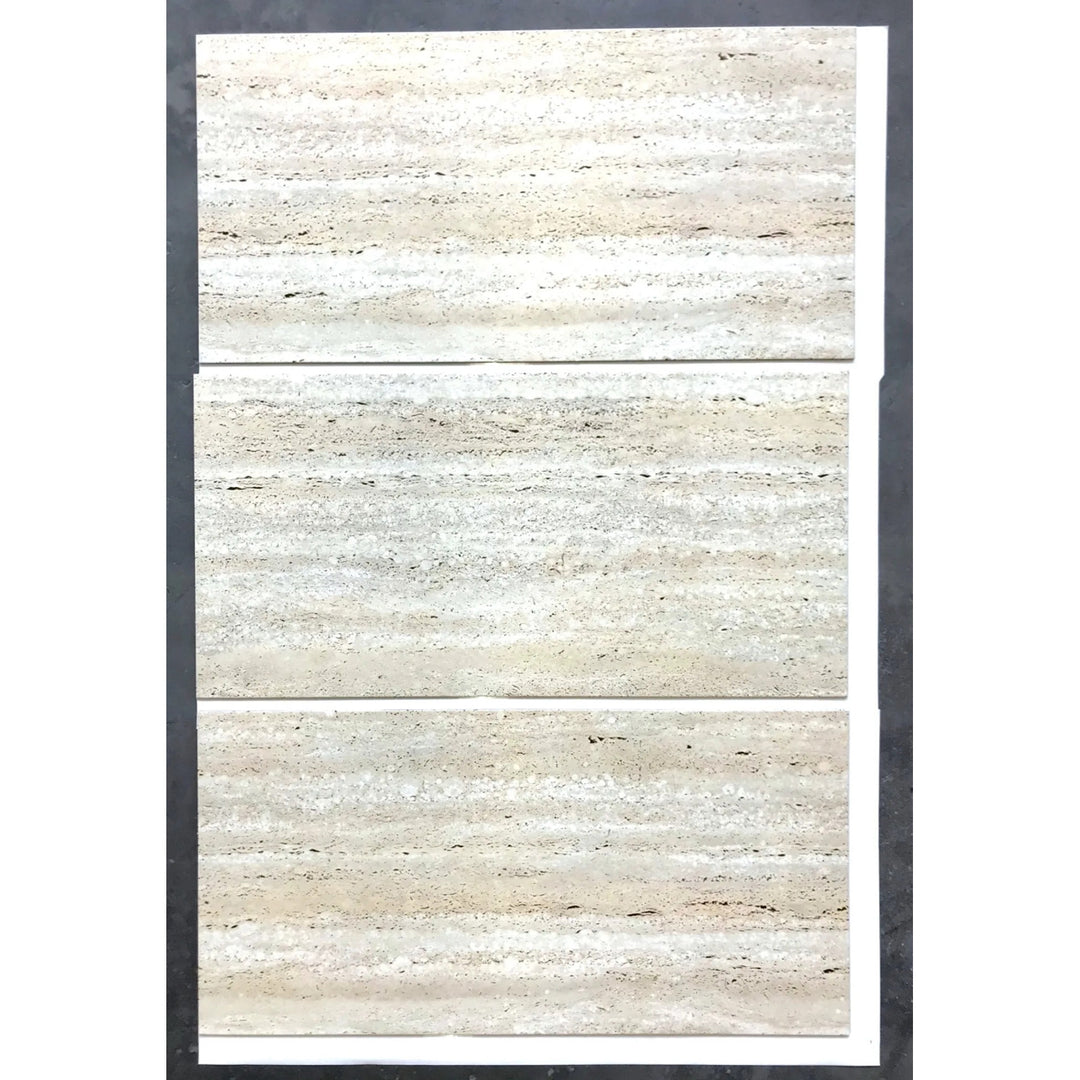 Piastrelle autoadesive per pareti e pavimenti Fliesana, set di 3, impermeabili, design in pietra naturale