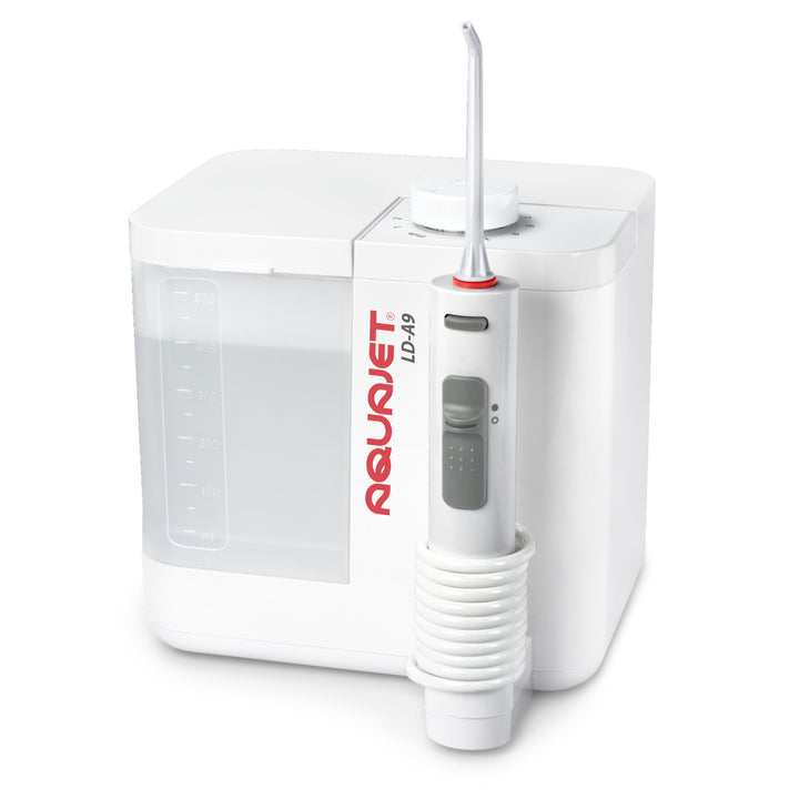 Irrigatore Aquajet, controllo elettronico, contenitore da 500 ml, 4 punte, LD-A9