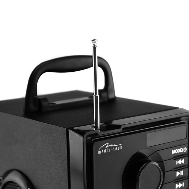 Altoparlante wireless Media-Tech, Bluetooth 5.1, radio FM, AUX, RMS 15W, MT3179