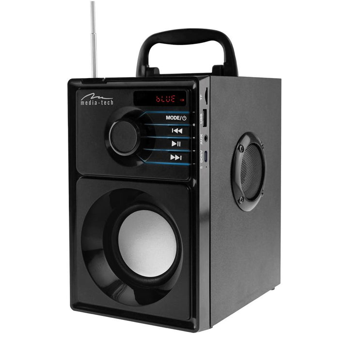 Altoparlante wireless Media-Tech, Bluetooth 5.1, radio FM, AUX, RMS 15W, MT3179