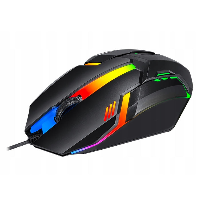 Mouse da gioco Vakoss, retroilluminato RGB, 1000dpi, TM-5133K