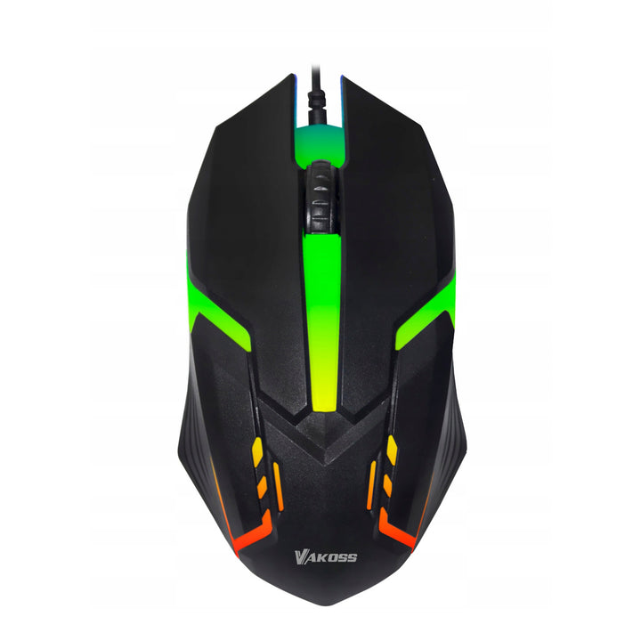 Mouse da gioco Vakoss, retroilluminato RGB, 1000dpi, TM-5133K