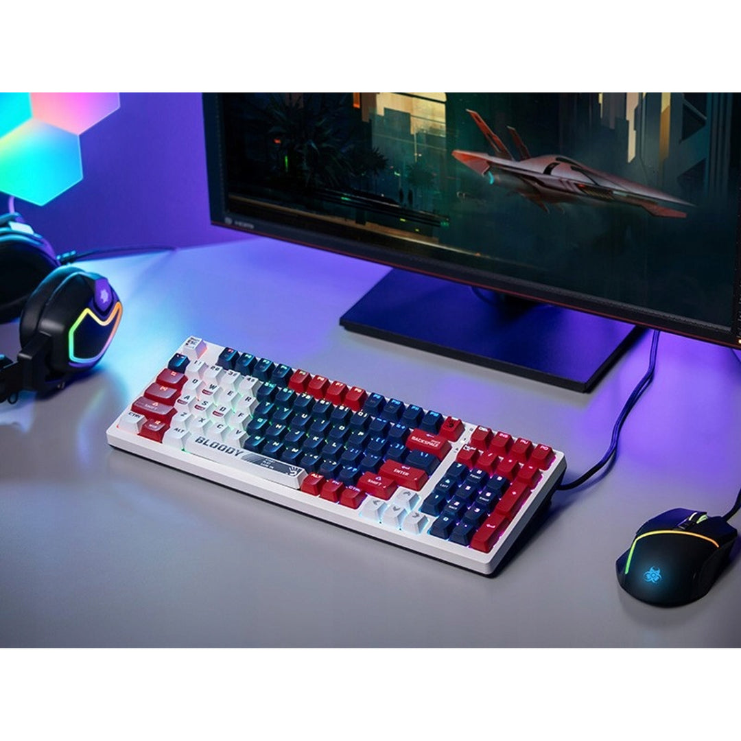 A4TECH BLOODY S98 Tastiera meccanica USB Sport Navy (interruttori BLMS Red Plus)