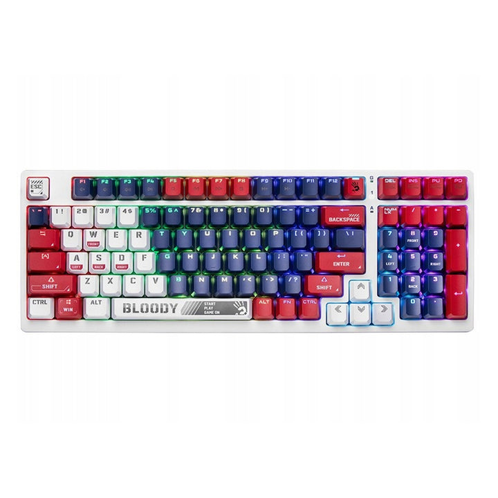A4TECH BLOODY S98 Tastiera meccanica USB Sport Navy (interruttori BLMS Red Plus)