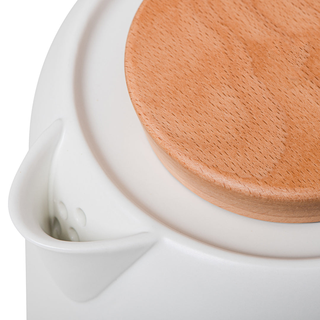 Bollitore elettrico in ceramica 1.0L, 1200W, ecru, Adler AD 1304