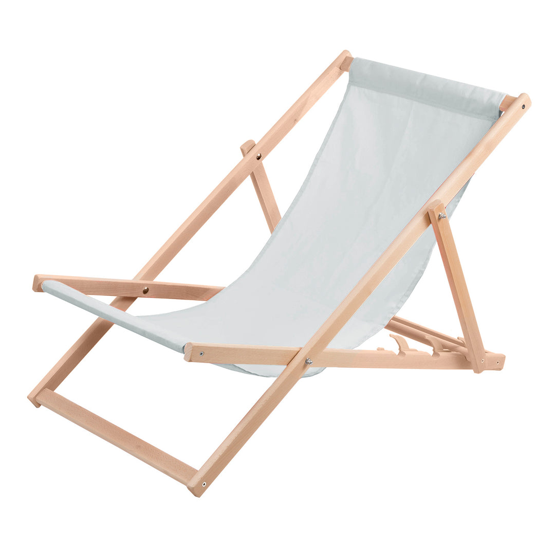 Set di quattro sedie a sdraio, frassino chiaro, Woodok, assemblate