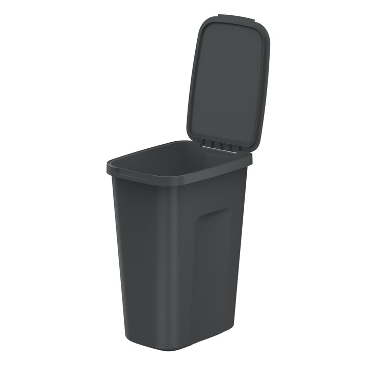 Cestino Keden, capacità 35 litri, nero, COMPACTA Q PLUS