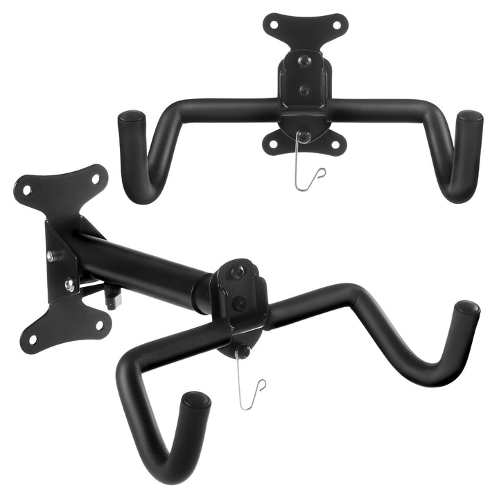 Supporto a parete per bicicletta Maclean, orizzontale, acciaio, carico massimo 30 kg, MC-484, 2 pezzi