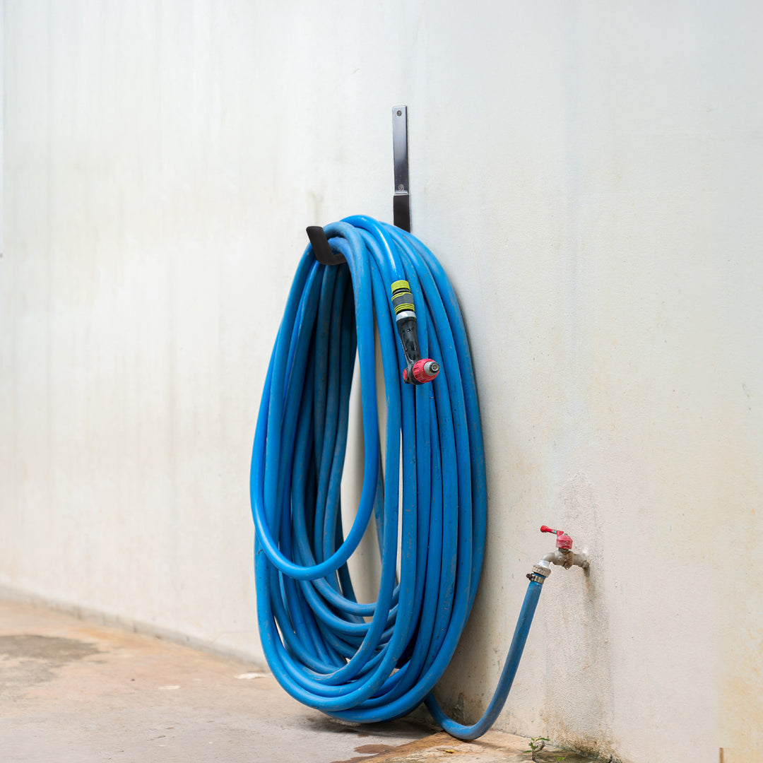 Montaggio a parete Maclean, per pneumatici, ruote, scale, biciclette, acciaio, carico massimo 5 kg, MC-483, 2 pezzi