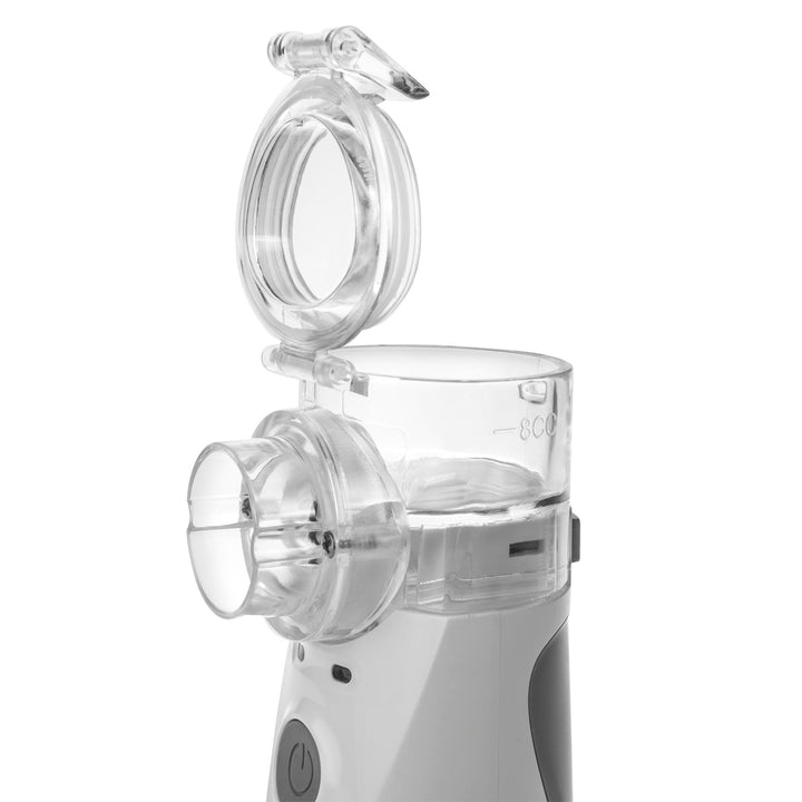 Nebulizzatore inalatore cordless portatile/manuale Promedix, kit, maschere, PR-835 + termometro medico a infrarossi senza contatto Promedix PR-960