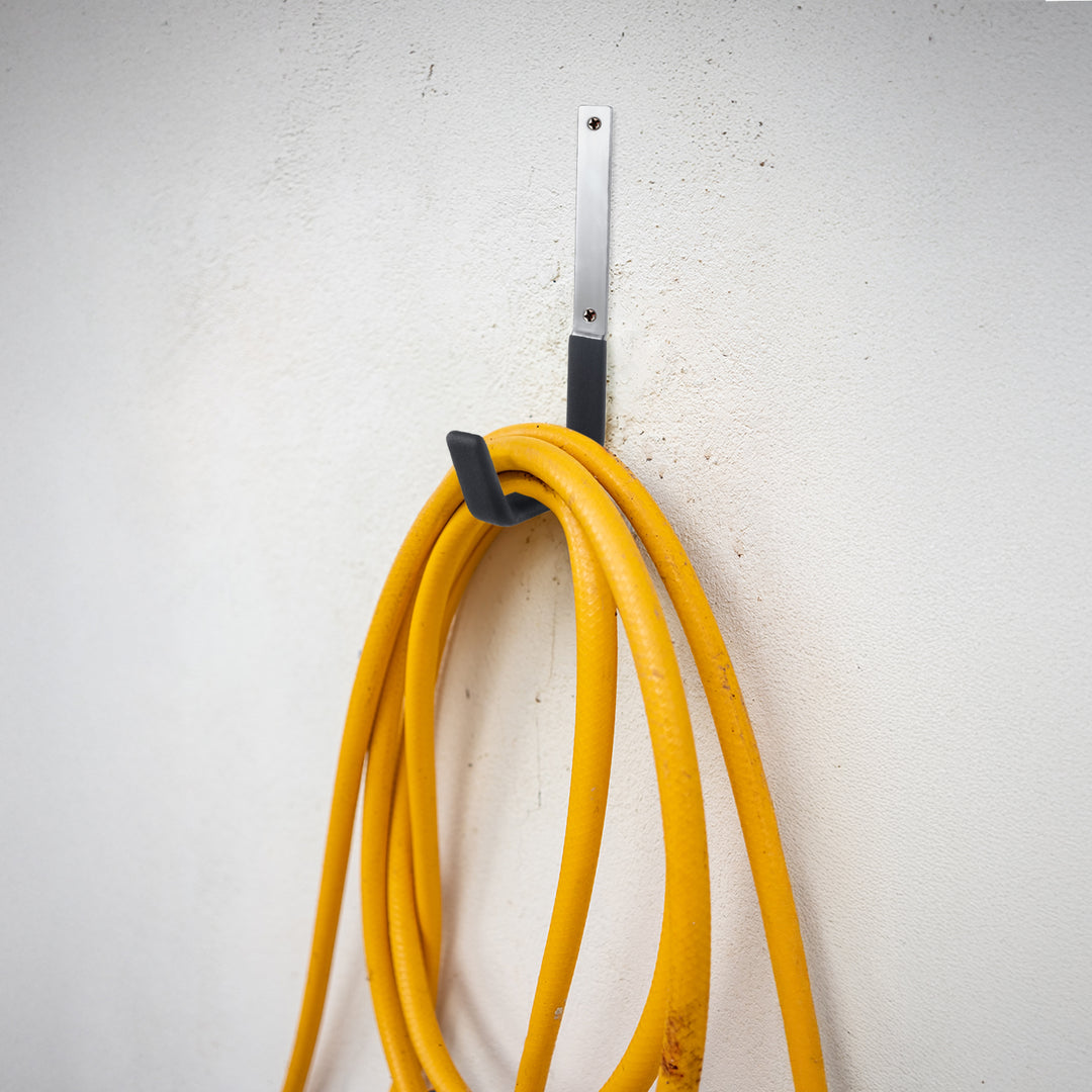 Montaggio a parete Maclean, per pneumatici, ruote, scale, biciclette, acciaio, carico massimo 10 kg, MC-480, 4 pezzi