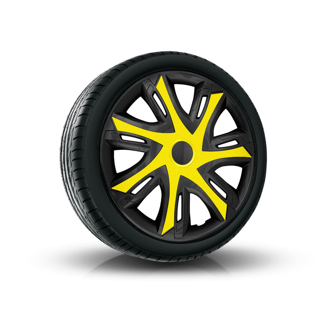 NRM N-Power coprimozzo universale 15'' bicolore nero/giallo 1 pezzo