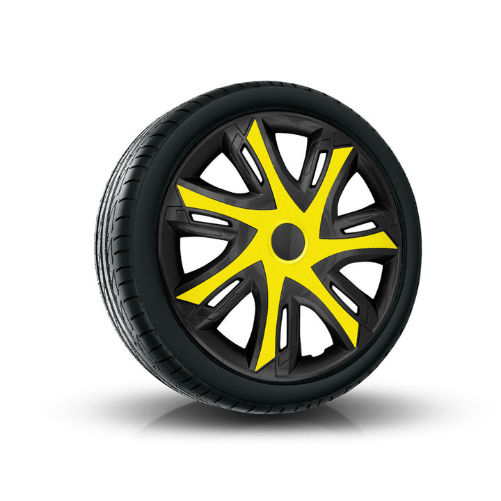 NRM N-Power coprimozzo universale 15'' bicolore nero/giallo 1 pezzo