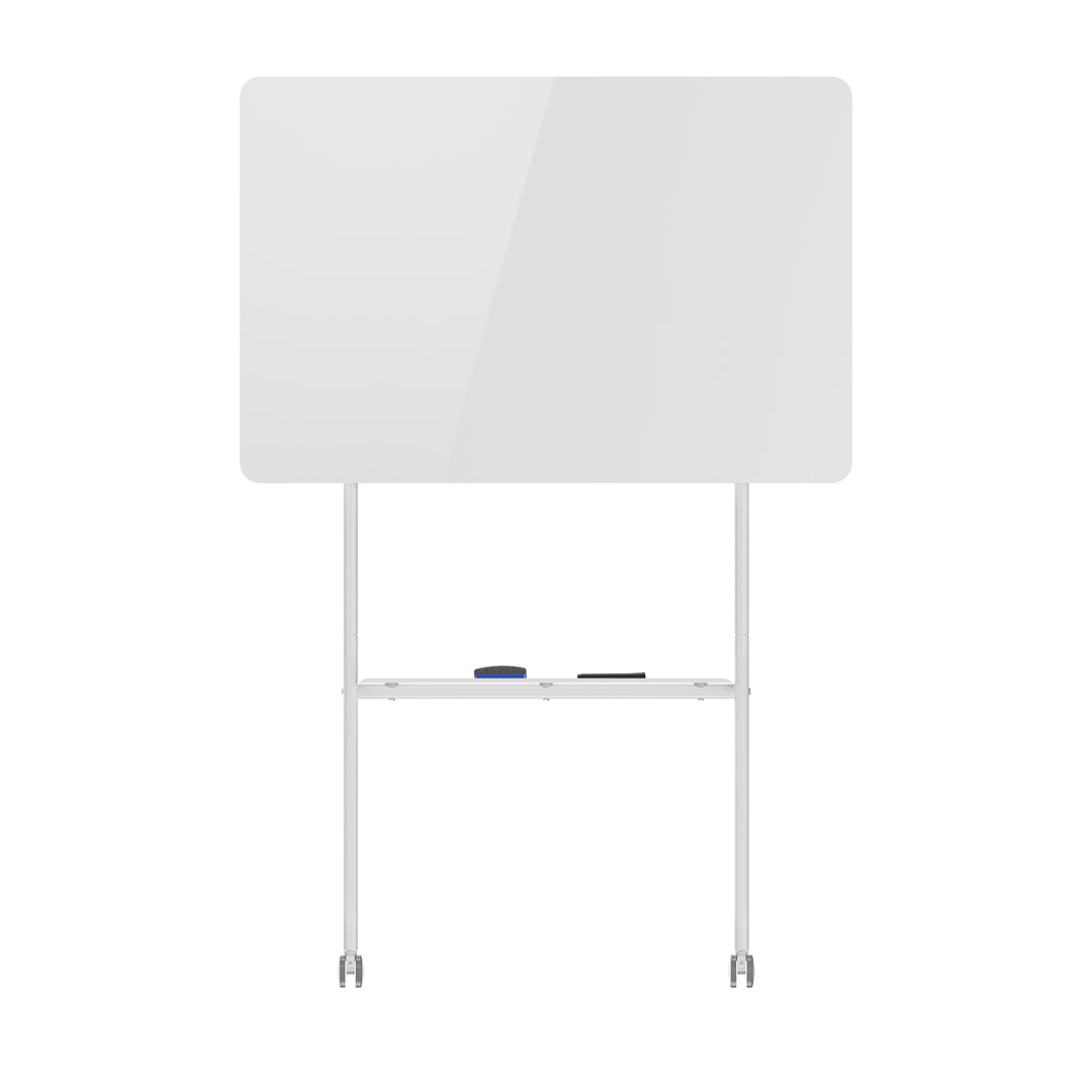 Lavagna cancellabile a secco Ergo Office, orientamento orizzontale, bianca, monofacciale, con ripiano, dimensioni lavagna 1190x790 mm, ER-306