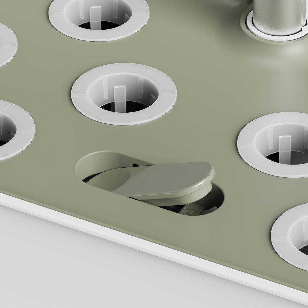 GreenBlue Sistema intelligente di coltivazione di piante da interno, vaso SMART, capacità 4L, per 12 piante, LED a spettro completo, GB133