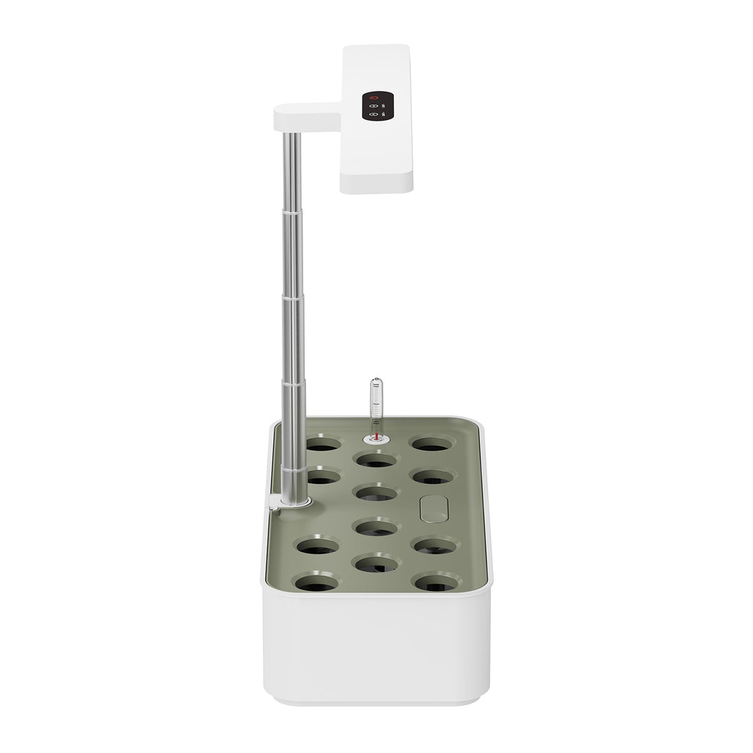 GreenBlue Sistema intelligente di coltivazione di piante da interno, vaso SMART, capacità 4L, per 12 piante, LED a spettro completo, GB133