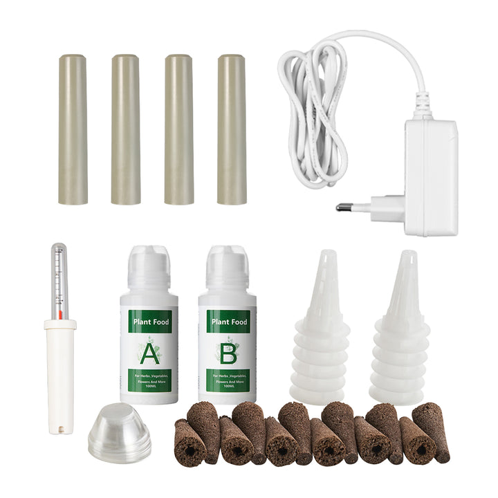 GreenBlue Sistema intelligente di coltivazione di piante da interno, vaso SMART, capacità 4L, per 12 piante, LED a spettro completo, GB133