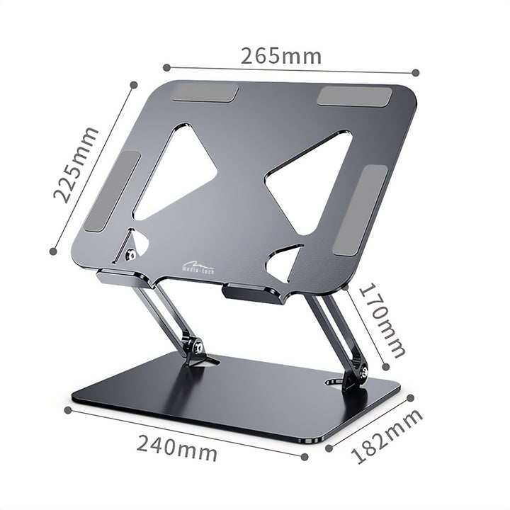 Supporto ergonomico regolabile per laptop  Media-Tech LAPTOP STAND MT2661