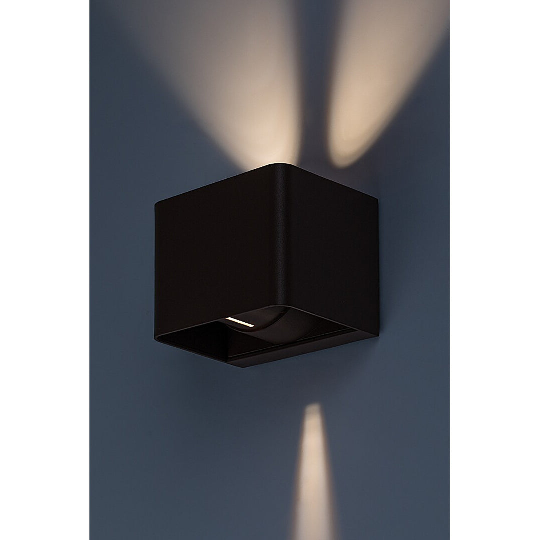 Rabalux Hallstatt 10W lampada da parete per esterni IP54 marrone