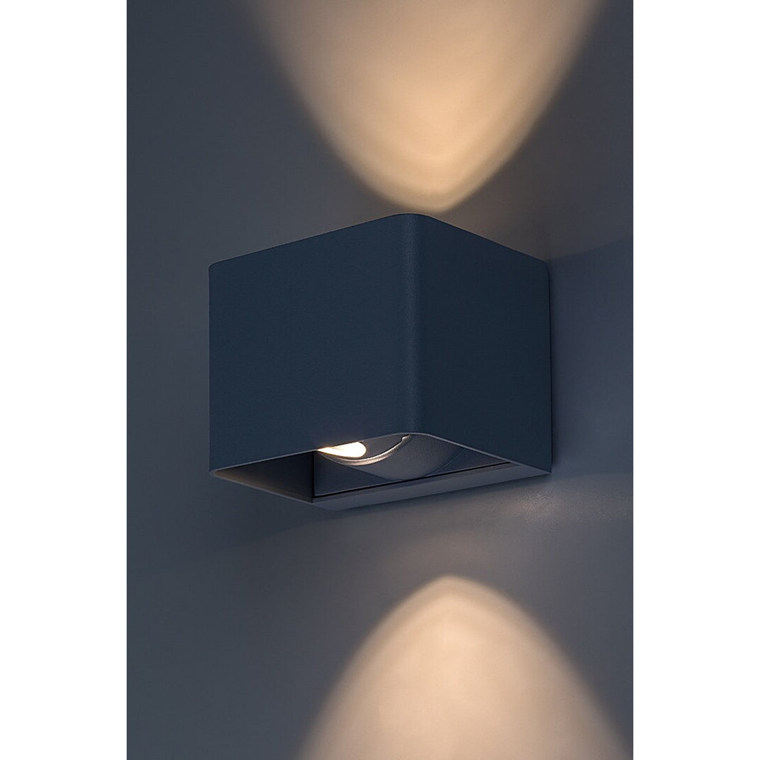 Rabalux Hallstatt 10W lampada da parete per esterni IP54 grigio